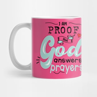 God Answers Prayer Mug